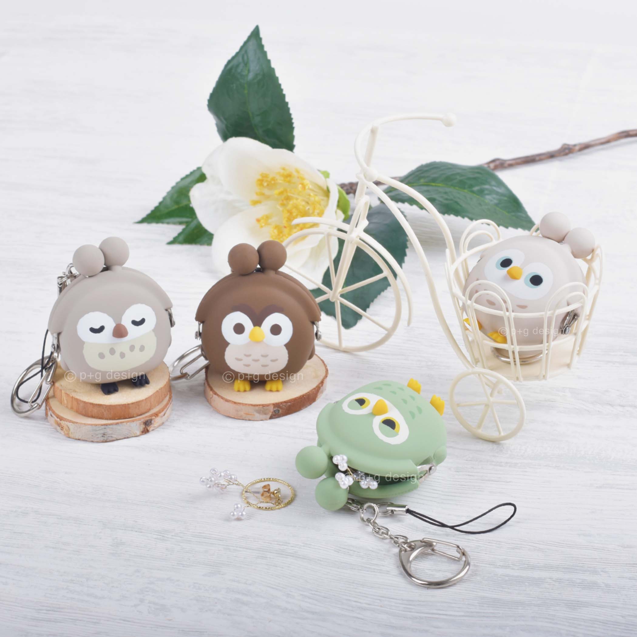 3D POCHI-Bit FRIENDS BIRD OWL